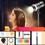 100W+2,1m Treppiede 102 LED Faretto Ritratto Fotografia Luce di Riempimento Messa a Fuoco Regolabile Tripla Temperatura Colore, Spina USA
