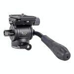 XILETU LS-2A Mini Testa a Sfera con Smorzamento Idraulico Testa per Treppiede Riprese Panoramiche a 360 Gradi