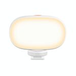 Mini luce di riempimento per fotocamera LED per telefono cellulare, luce soffusa, videoconferenza, lampada per fotografia, lampada per selfie portatile (bianca)