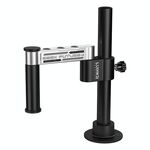 LUOWEI GK01 Braccio corto 32mm Braccio oscillante per microscopio in metallo universale Sollevamento e impilamento 360 gradi Braccio singolo fisso Supporto per riparazione e ispezione