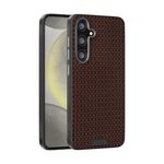 Per Samsung Galaxy S25+ 5G ABEEL Ruyi Pattern 6D Micro Relief MagSafe Custodia in pelle per telefono (marrone)