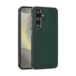 Per Samsung Galaxy S24 FE 5G 6D Micro Relief MagSafe Custodia in pelle per telefono (verde)