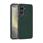 Per Samsung Galaxy S24+ 5G 6D Micro Relief MagSafe Custodia in pelle per telefono (verde)