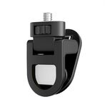 1/4 Vite Universale Luce di Riempimento Clip per Cellulare GoPro Videoconferenza Laptop PC Clip Esterna (Piccola Piatta-Nero)