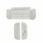 Per Nintendo Switch OLED / Joy-Con 2 in 1 Custodia protettiva in TPU Cover Support (traslucida)
