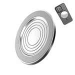 HEPAIL 101D-A Specchio magnetico per selfie per cellulare Magsaef Rear HD Photo Assist Specchio convesso (argento)