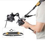 Sunnylife RO-Q9228 Tracolla per cordino speciale con giunto cardanico portatile + fibbia ad anello fisso per DJI RONIN-SC