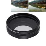 JUNESTAR per Xiaomi Xiaoyi Yi II 4K Sport Action Camera Proffesional 37mm Filtro CPL + Copriobiettivo protettivo