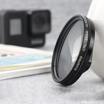 RUIGPRO per GoPro HERO 7/6 / 5 52 millimetri professionale CPL Lens Filter con filtro anello adattatore & copriobiettivo