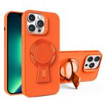 Per iPhone 13 Pro Max Supporto a forma di Y MagSafe Custodia antiurto per telefono (arancione)