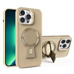 Per iPhone 13 Pro Max Custodia per telefono antiurto MagSafe a forma di Y (oro deserto)