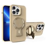 Per iPhone 13 Pro Y-shape Holder MagSafe Custodia antiurto per telefono (oro deserto)