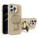 Per iPhone 12 Pro Max Custodia per telefono antiurto MagSafe a forma di Y (oro deserto)