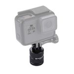 Adattatore CNC per montaggio su treppiede con foro per vite da 1/4 di pollice PULUZ per GoPro, Insta360, DJI e altre action camera