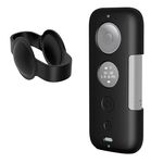 Custodia protettiva in silicone PULUZ con copriobiettivo per Insta360 ONE X (nero)