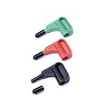 3 pezzi/set 4mm multimetro terminale a ventosa magnetica senza saldatura (rosso + nero + verde)