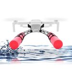STARTRC Supporto per asta di galleggiamento della gamba di atterraggio dell'estensore di altezza ammortizzante per DJI Mavic 2 mini (nero rosso)