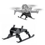 STARTRC 1109399 Pieghevole accentuato Atterraggio a sgancio rapido Atterraggio per DJI FPV (nero)