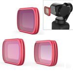 3 PCS PGYTECH P-18C-012 CPL / ND8 / ND16 Filtro lente a colori per immersioni professionali per DJI Osmo Pocket