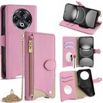 Per Tecno Spark 30 4G Crossbody Chain Fishtail Litchi Custodia in pelle per telefono (rosa)