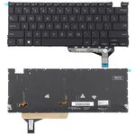 Tastiera per laptop retroilluminata versione USA per Asus Zenbook 14 OLED UX3402 UX3402Z UX3402ZA UX3402VA UM5302T UM3402 NSK-UA74LN (nero)