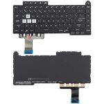 Tastiera per laptop retroilluminata colorata versione USA per Asus ROG Strix G15 G513 G513Q G513QM G513QY G533 (nero)