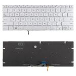 Tastiera per laptop retroilluminata versione USA per Asus UX431 X431 V431 K431 S431 X431FAC UX431U UX431F U4500F (argento)