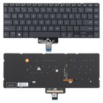 Tastiera per laptop retroilluminata versione USA per Asus ZenBook 14 ux435 ux435egl ux435e u4800egl (nero)