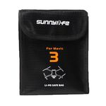 Per Mavic 3 Sunnylife M3-DC105 Batterie 2 in 1 Stoccaggio sicuro Borse a prova di esplosione