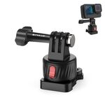 Adattatore per base magnetica a sgancio rapido per action cam PULUZ (nero)