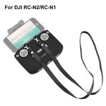 PULUZ Custodia in silicone antiurto antigraffio con tracolla per telecomando DJI Mini 3/3 Pro / Mavic 3 / Air 2S / Mini 2 (nero)