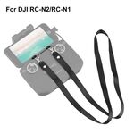 Custodia in silicone antiurto antigraffio PULUZ con laccio da collo per telecomando DJI Neo / Mini 3 / 3 Pro / Mavic 3 / Air 2S / Mini 2 RC-N2 / RC-N1 / RC-N3 (grigio)