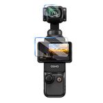 Per DJI OSMO Pocket 3 STARTRC 2 pezzi 2 in 1 protezione per lenti in vetro temperato + pellicola per schermo (trasparente)
