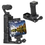 Per DJI OSMO Pocket 3 Sunnylife Supporto anteriore per telefono Supporto per treppiede portatile Staffe di espansione (Nero)