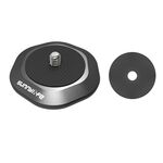 Sunnylife Base magnetica universale in metallo Adattatore da 1/4 di pollice Base girevole in lega di alluminio (Nero)