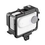 Per Insta360 GO 3 PULUZ Custodia per batteria per fotocamera Telaio protettivo in lega di alluminio (nero)