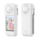 Per Insta360 X4 PULUZ Custodia protettiva in silicone antipolvere per tutto il corpo (bianca)