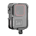 Per Insta360 Ace Pro PULUZ Telaio adattatore gabbia protettiva in metallo (nero)