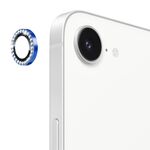 Per iPhone 16e ENKAY AR Antiriflesso Anello di Diamanti Individuale Obiettivo della Fotocamera Pellicola Completa in Vetro (Blu Mare)