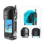 Per Insta360 X3 aMagisn Accessori per telaio protettivo in gabbia per conigli in metallo, specifiche: con copriobiettivo