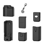 Per DJI Osmo Pocket 3 aMagisn Custodia protettiva in silicone Accessori per fotocamera movimento, Stile: 7 in 1 Nero