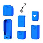 Per DJI Osmo Pocket 3 AMagisn Custodia protettiva in silicone Accessori per fotocamera movimento, Stile: 7 in 1 Blu