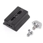 Piastra a sgancio rapido originale DJI R (superiore) compatibile con RS 4 Pro / RS 4 / RS 3 Pro / RS 3 / RS 2 / RS C2