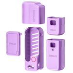 Per DJI OSMO Pocket 3 STARTRC 5 in 1 Corpo Obiettivo Maniglia Schermo Custodia in silicone TPU (Viola)