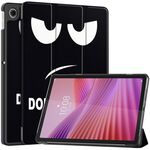 Per Lenovo Tab 10.1 / K10 2nd / S10 Custer Painted 3-Fold Holder Custodia in pelle per tablet intelligente (Big Eye)