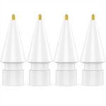 C04L 4 pezzi / set 1,95 mm pennini di ricambio capacitivi per Apple Pencil 2 / 1 (bianco)