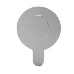 Per DJI OM 4 / OM 4 SE / OM 5 / OM 6 Staffa cardanica Magsafe Supporto magnetico in lega di alluminio (Argento)