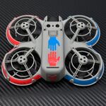 Per DJI Neo CQT Dazzle Color Glow Stickers Adesivi anti-fouling impermeabili per droni luminosi che cambiano colore