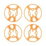 Per DJI Neo CQT Drone Landing Scratch Protective Cover Previene i graffi delle dita Protective Cover Accessori, Colore: Arancione superiore