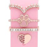 4 pezzi / set Smart Watch Universal Band Anello decorativo Accessori in metallo, Stile: 1